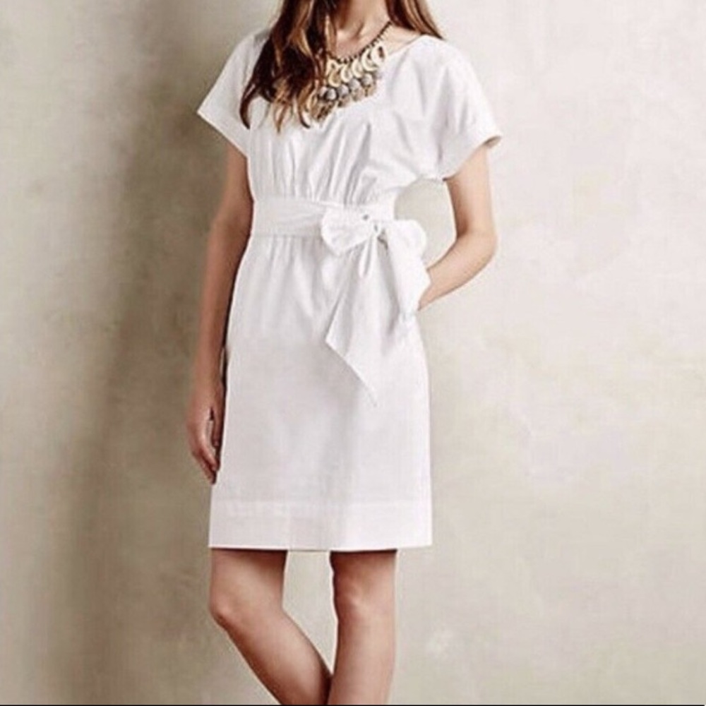 Anthropologie HD in Paris Ribboned Poplin dress - Picture 11 of 11